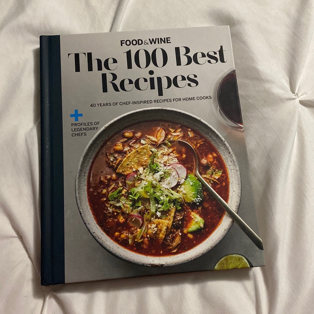 Food & Wine recipe book